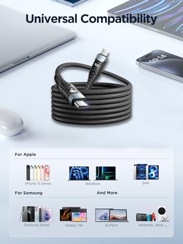 100W Fast Charging USB-C to USB-C Cable 3M