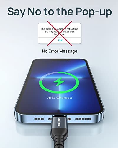 BLACKSYNCZE USB-C to Lightning Cable 2M - 2Pack