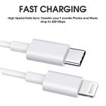 USB-C to Lightning Cable 2-Pack (3FT & 6FT)