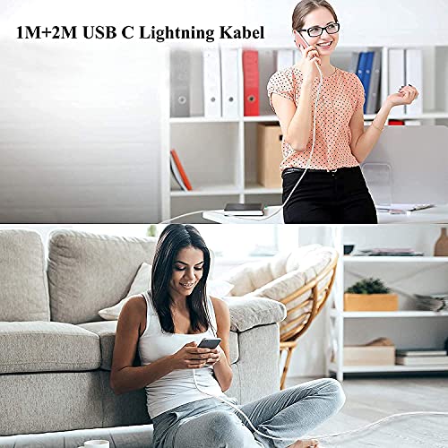 2-Pack USB-C to Lightning Charging Cable