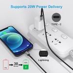 2-Pack 1m Braided USB-C to Lightning Cable