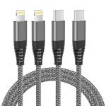 USB-C to Lightning Cable 2-Pack, MFi Certified