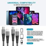 MFi Certified USB-C to Lightning 1M Cable 2-Pack