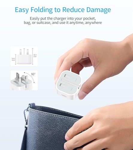 Apple USB-C Foldable Charger & Lightning Cable 2-Pack