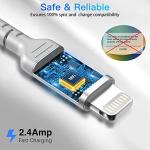 2-Pack 2m Braided USB-C to Lightning Cable