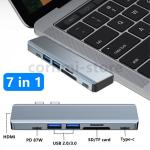 USB-C Hub with 7 Ports for MacBook Pro/Air