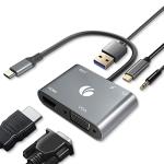 5-in-1 USB-C Hub with HDMI and VGA