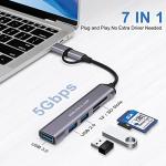 5-in-1 USB-C Hub with Card Reader & Ports