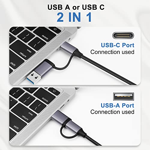 5-in-1 USB-C Hub with Card Reader & Ports