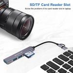 5-in-1 USB-C Hub with Card Reader & Ports