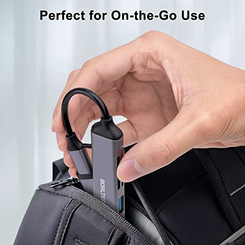 5-in-1 USB-C Hub with Card Reader & Ports