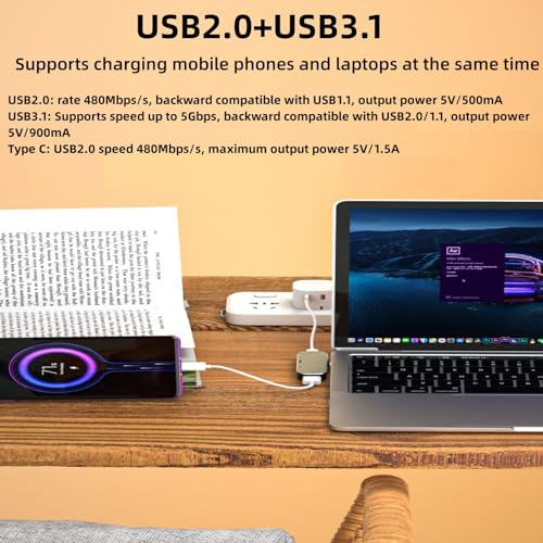 Leehitech 5-in-1 USB-C Hub Adapter