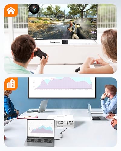 NOVOO Ultra Slim 5-in-1 USB-C Hub Adapter