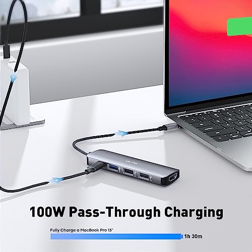 UANTIN 5-in-1 USB-C Hub with 4K HDMI