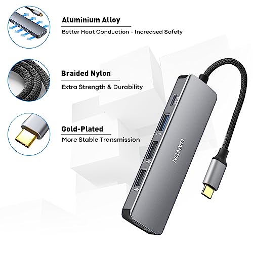 UANTIN 5-in-1 USB-C Hub with 4K HDMI