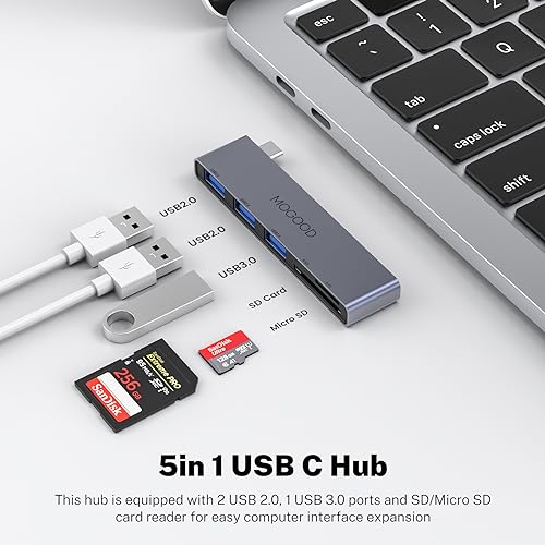 MOGOOD 5-in-1 USB-C Hub for MacBook Pro
