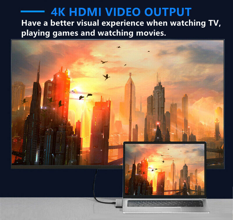 USB-C Hub with 7 Ports for MacBook Pro/Air