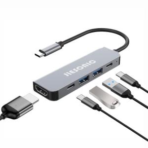 5-in-1 USB-C Hub with 4K HDMI and Power Delivery