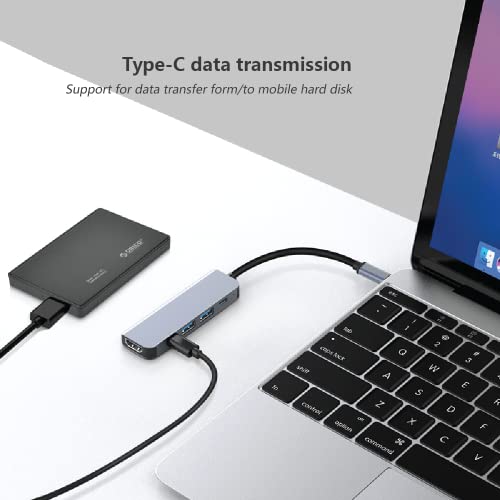 5-in-1 USB-C Hub with 4K HDMI and Power Delivery