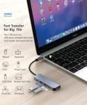 5-in-1 USB-C Hub with 4K HDMI and Power Delivery