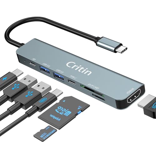 7-in-1 USB-C Hub with 4K HDMI & Data Ports