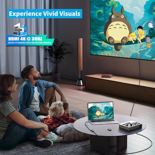 7-in-1 USB-C Hub with 4K HDMI & Data Ports