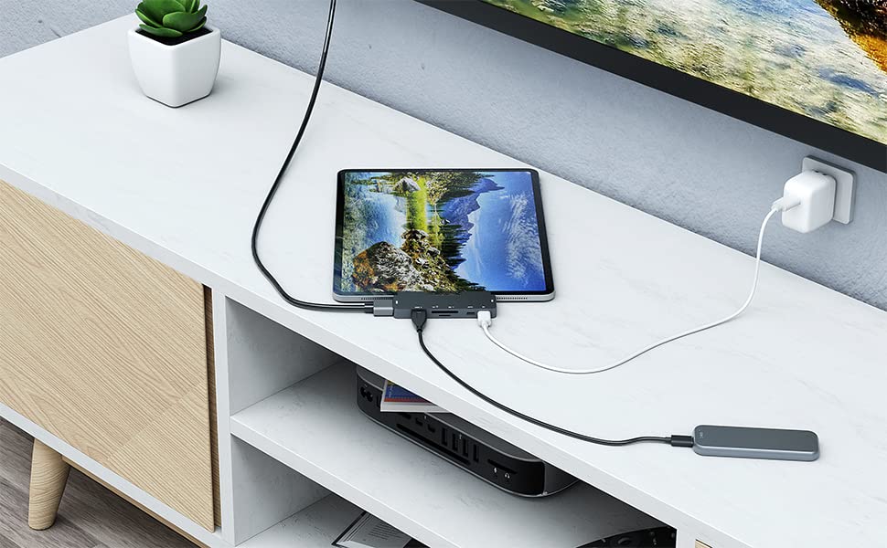 7-in-1 USB-C Hub Adapter for iPad Pro & MacBook