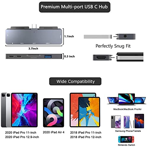 7-in-1 USB-C Hub Adapter for iPad Pro & MacBook