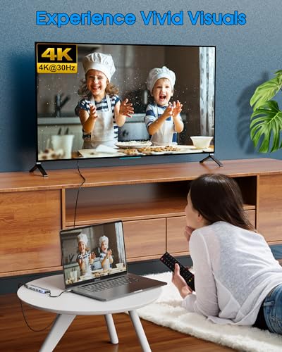 ZESKRIS 7-in-1 USB-C Hub with 4K HDMI