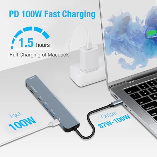 7-in-1 USB-C Hub with 4K HDMI and Card Reader