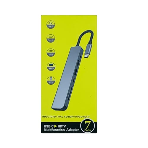 7-in-1 USB-C Hub with 4K HDMI and Card Reader