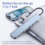 Vonxite 7-in-1 USB-C Multiport Adapter Hub