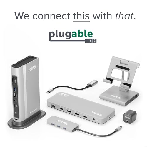 Plugable 7-in-1 USB-C Hub with Ethernet and 4K HDMI