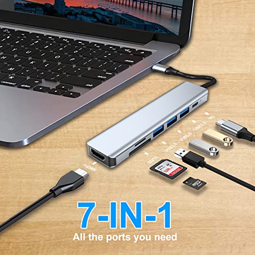 7-in-1 USB-C Hub with 4K HDMI & PD