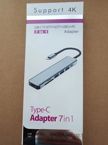 7-in-1 USB-C Hub with 4K HDMI & PD