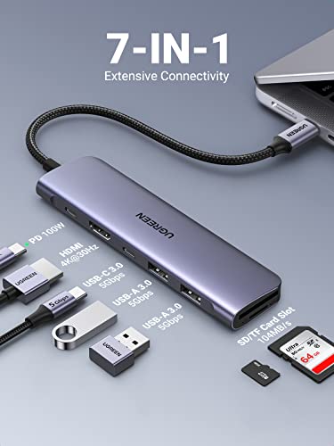 UGREEN 7-in-1 USB-C Hub with 4K HDMI