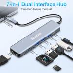 7-in-1 USB-C Hub with 4K HDMI & PD