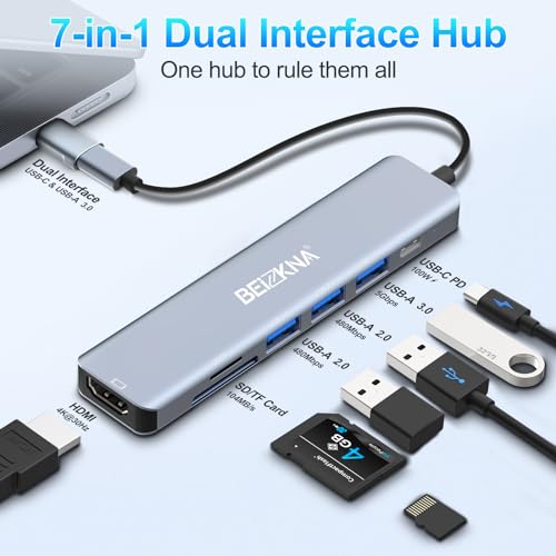 7-in-1 USB-C Hub with 4K HDMI & PD