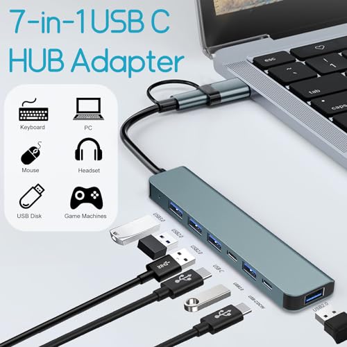 7-in-1 USB-C Multiport Hub and Adapter