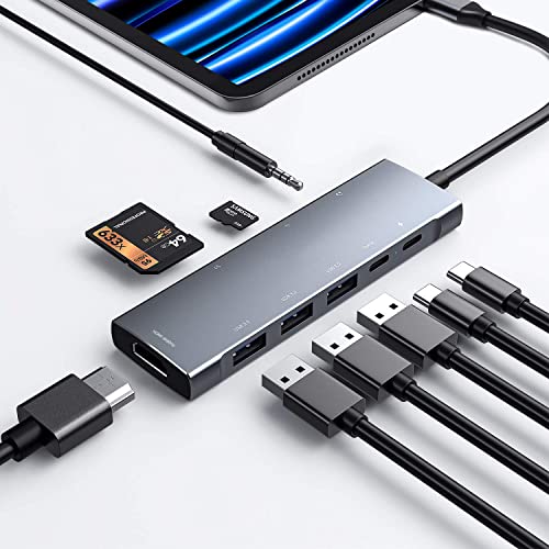 RREAKA 9-in-1 USB-C Hub for iPad Pro