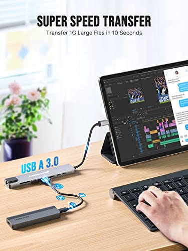 Lemorele 8-in-1 USB-C Hub with HDMI 4K
