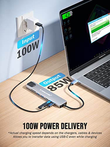 Lemorele 8-in-1 USB-C Hub with HDMI 4K