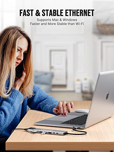 Lemorele 8-in-1 USB-C Hub with HDMI 4K