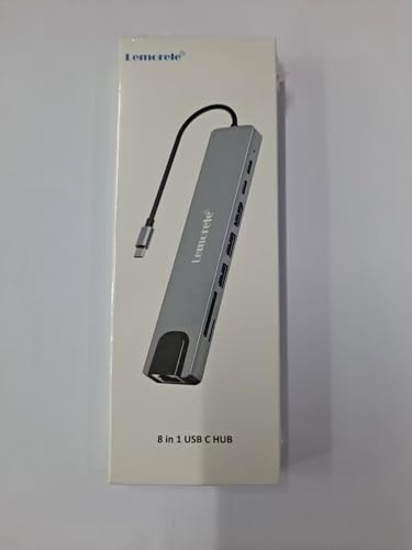 Lemorele 8-in-1 USB-C Hub with HDMI 4K