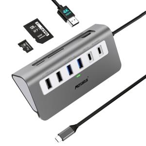 9-in-1 USB-C Hub Adapter with 4K HDMI