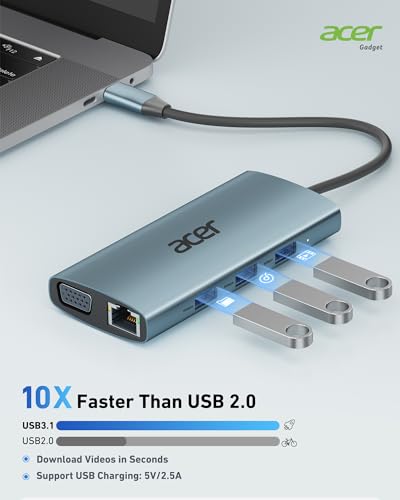 Acer 9-in-1 USB-C Hub with 4K HDMI