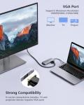 9-in-1 USB-C Dock with Dual HDMI and Power