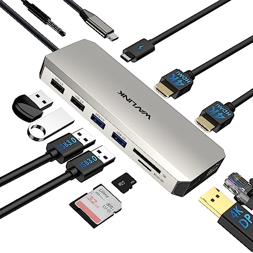 WAVLINK 12-in-1 USB-C Hub with Triple Display