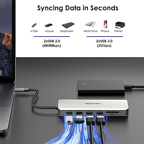 WAVLINK 12-in-1 USB-C Hub with Triple Display