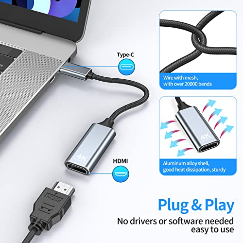 4K USB-C to HDMI Adapter for Devices